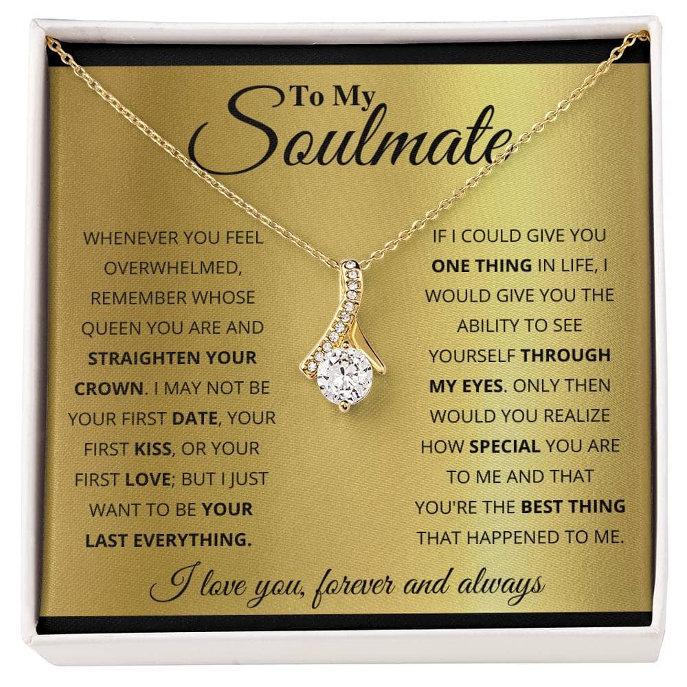 Alluring Beauty Necklace - For My Soulmate, My Best Happening