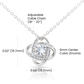 Alt text: "Elegant personalized daughter necklace with diamond pendant, symbolizing everlasting love. Crafted with exquisite craftsmanship and adorned with premium cubic zirconia. Perfect gift for birthdays, graduations, or to express affection. Luxurious packaging included. Limited time offer: 62% off. From Bespoke Necklace, a brand specializing in personalized jewelry that celebrates life's bonds."