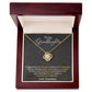 Alt text: "Personalized Granddaughter Necklace in box with diamond pendant"