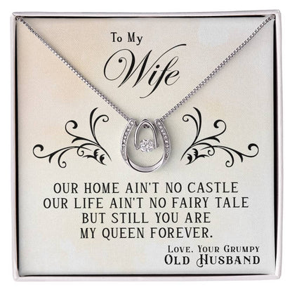 Luxurious Personalized Wife Necklace - Elegant Love Emblem