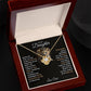 Alt text: "Personalized Daughter Necklace with Heart Pendant in Box"