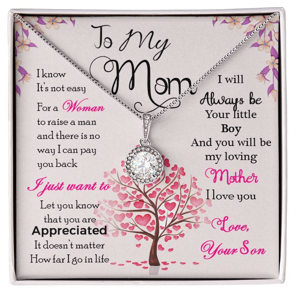 Personalized Mother Necklace - A Gift Of Love From Son Or Daughter