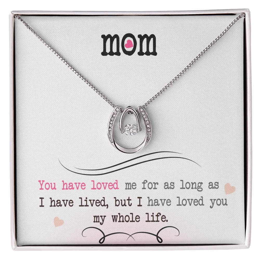 A necklace in a box, a symbol of timeless motherhood - Personalized Mother Necklace - From Son/Daughter, Love Expression. Made with premium materials, featuring a hand-shaped pendant and cushion-cut cubic zirconia. Elegant cable and box chain options available. Comes in a deluxe mahogany-style gift box with ambient LED lighting. Perfect gift for birthdays, holidays, and memorable milestones.