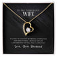 A gold heart necklace in a box, symbolizing eternal love and connection. Pendant features a sparkling diamond. Presented in a lavishly crafted mahogany-style box with LED lighting for an unforgettable unboxing experience. Perfect gift for anniversaries, birthdays, or special moments. Adjustable chain for comfort and elegance.