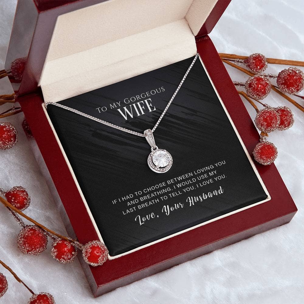 Personalized Wife Necklace - Symbol Of Love & Connection